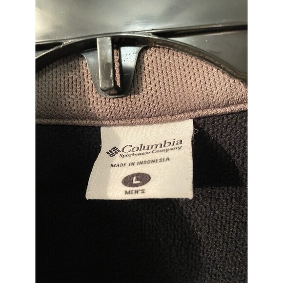 Columbia Pullover Men’s Size L Black 1/4 Zip Long Sleeve Fleece - Picture 5 of 9